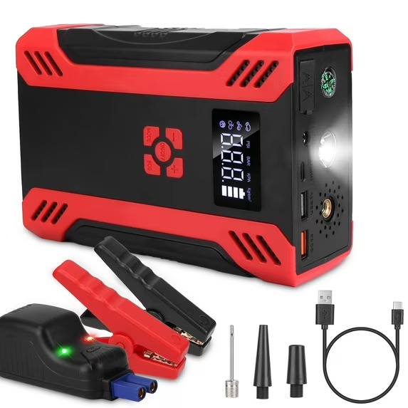 2000A Peak 12V Portable Jump Starter Battery Pack